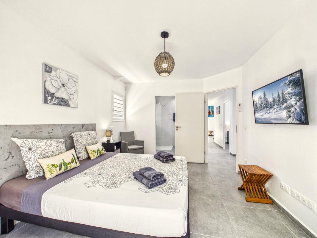 31.Location villa piscine Saint François Guadeloupe_Suite Parentale 2